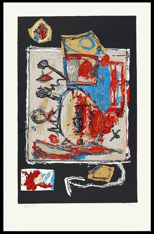 Jacques Doucet: Zeefdruk, Lumiere Noire verkocht voor € 100!