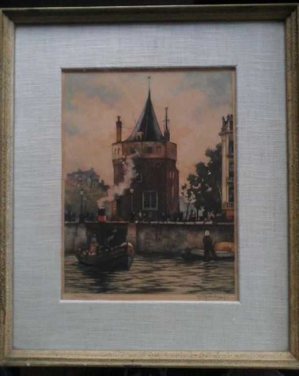 H.E. Roodenburg kleurets Amsterdam. verkocht voor € 100!