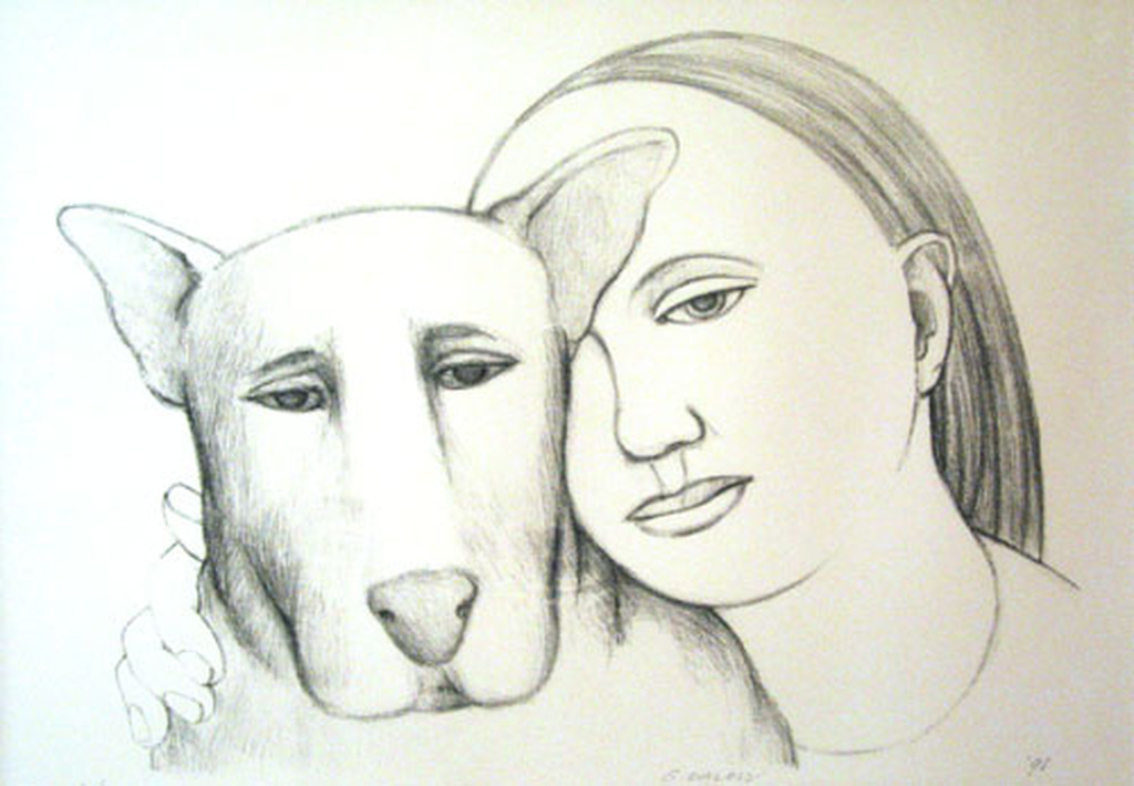 Giovanni Dalessi Meisje met hond kopen? Bied vanaf 95!