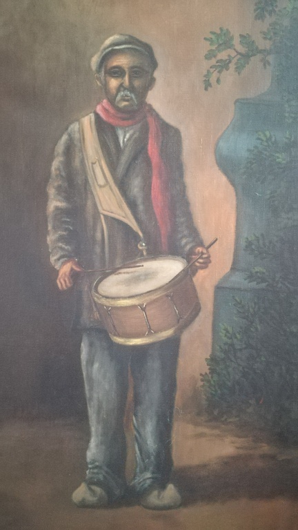 Onbekend kunstenaar, Olieverf op doek, De trommelaar kopen? Bied vanaf 1!