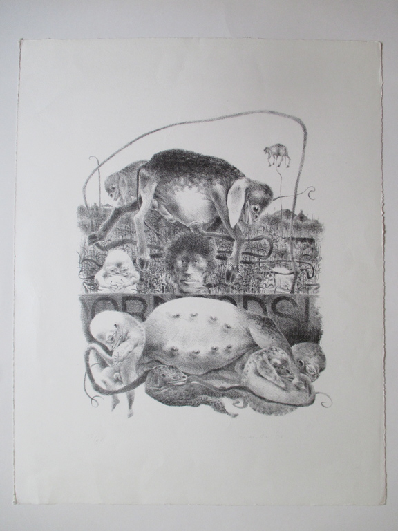 Wout Muller, litho 1970 kopen? Bied vanaf 50!