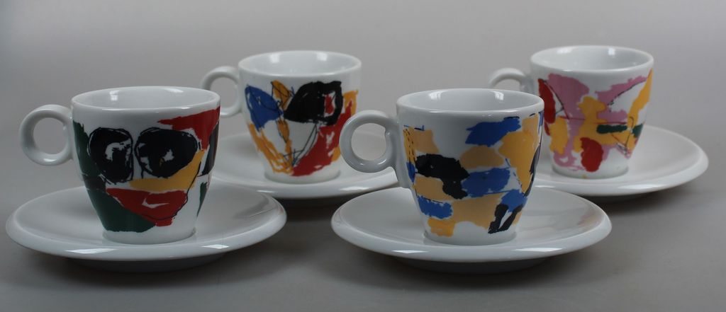 Jan Cremer espresso kop en schotels Perla kopen? Bied vanaf 20!