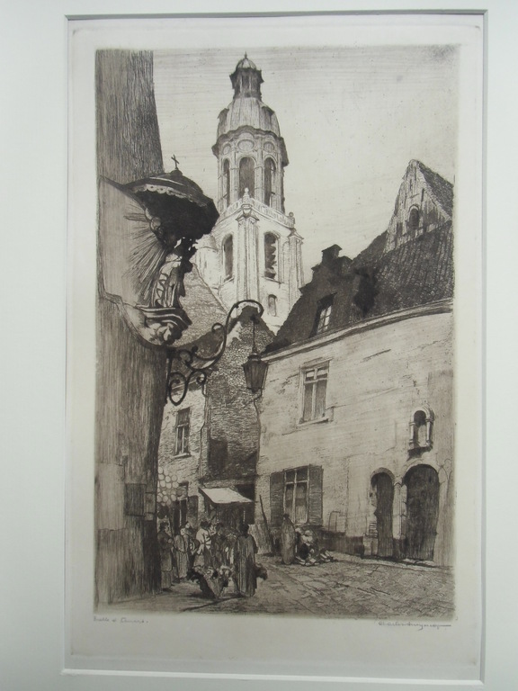 STADSBEELD ANTWERPEN  //  ETS VAN CHARLES SWYNCOP( 1895 - 1970) kopen? Bied vanaf 1!