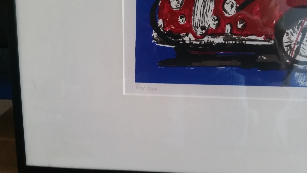 Herman Brood, zeefdruk ingelijst 61 x 51 kopen? Bied vanaf 75!