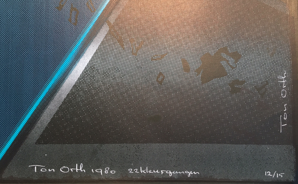 Ton Orth, zonder titel, 1980, 22 kleurgangen, 12/15, aan 4 zijdse gesigneerd kopen? Bied vanaf 50!