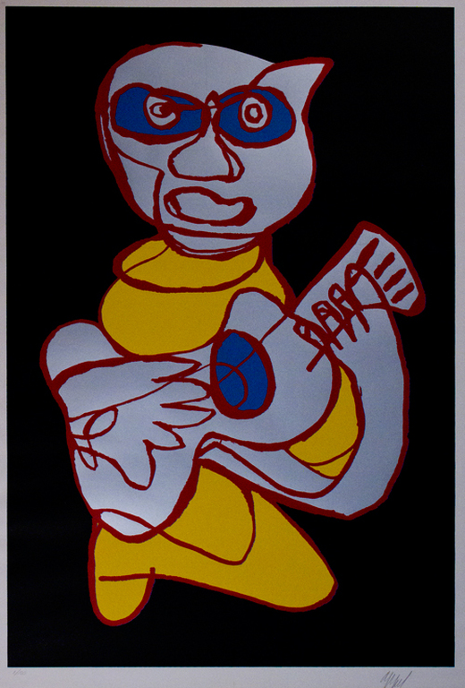 KAREL APPEL COOL HAND LUKE / SINGING HANDS verkocht voor € 1100!