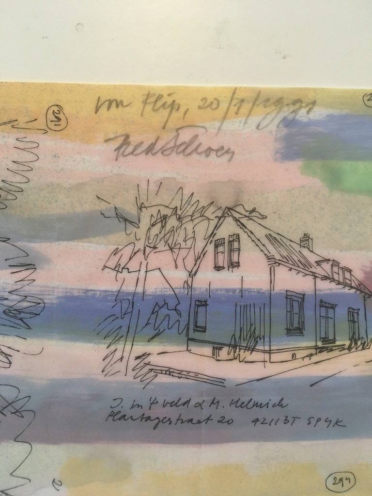 Fred Schoen - Pentekening & Gouache - Zonder Titel Voor Flip kopen? Bied vanaf 1!