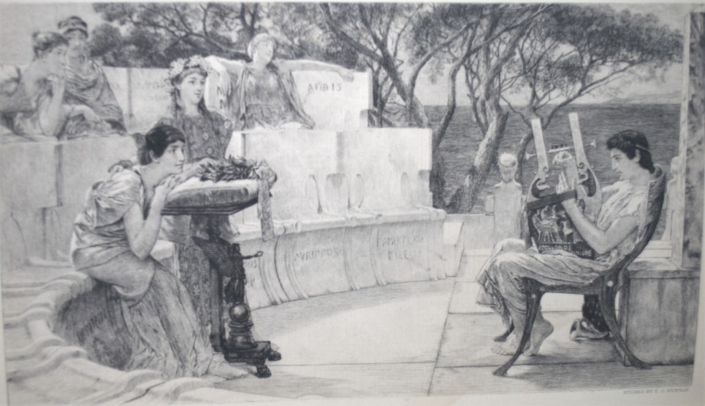 2 ETSEN naar ALMA TADEMA in COMPLEET BOEK uit CA.1886--ZELDZAAM-- kopen? Bied vanaf 65!