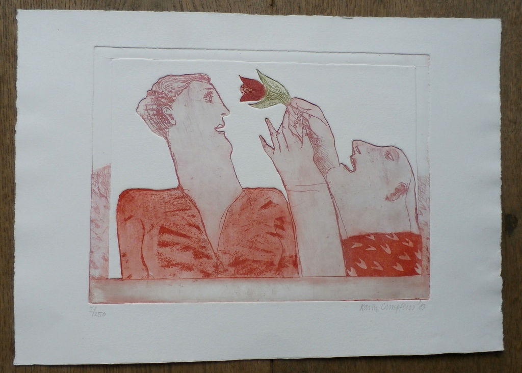 Karin Campfens - ets - 1983 kopen? Bied vanaf 40!