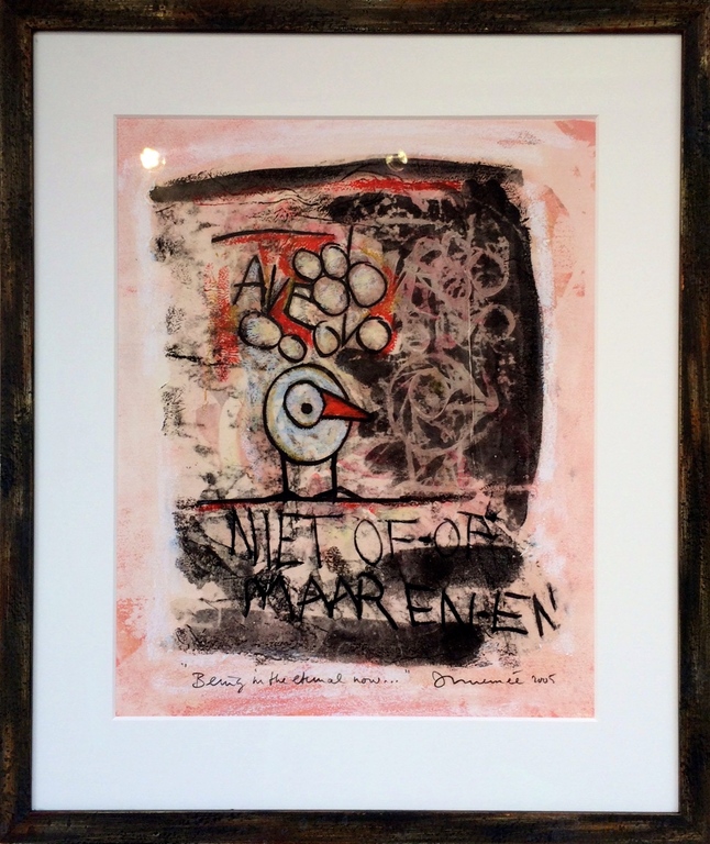 Hans innemee, origineel op papier met lijst kopen? Bied vanaf 400!