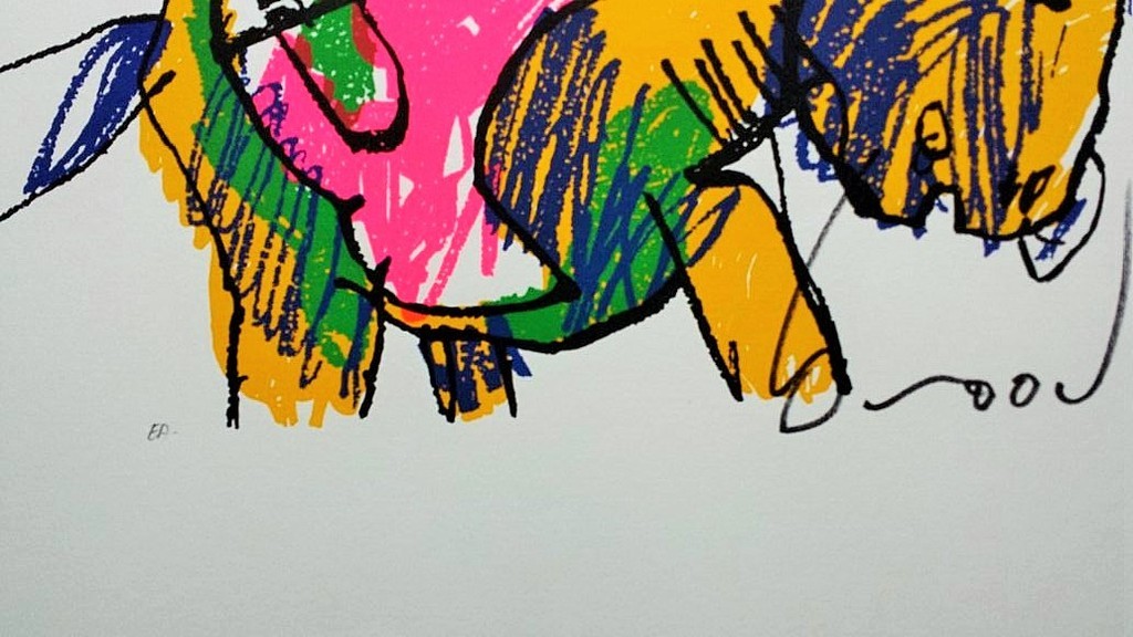 Herman Brood: Zeefdruk "MAN OP PAARD" Geleverd met het HBM certificaat kopen? Bied vanaf 149!