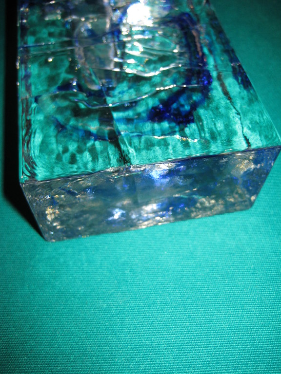 Marsberger Glaswerke Ritzenhoff - Glazen Solifleur met blauw kopen? Bied vanaf 1!