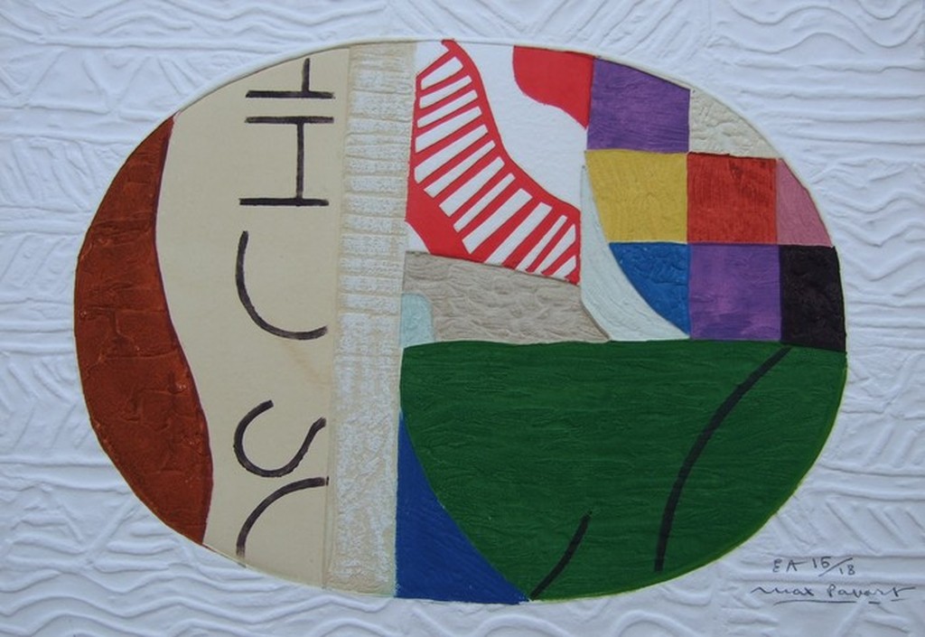 Max Papart, Jeux des enfants - carborundum ets, handgesigneerd, EA, zeldzaam! verkocht voor € 200!