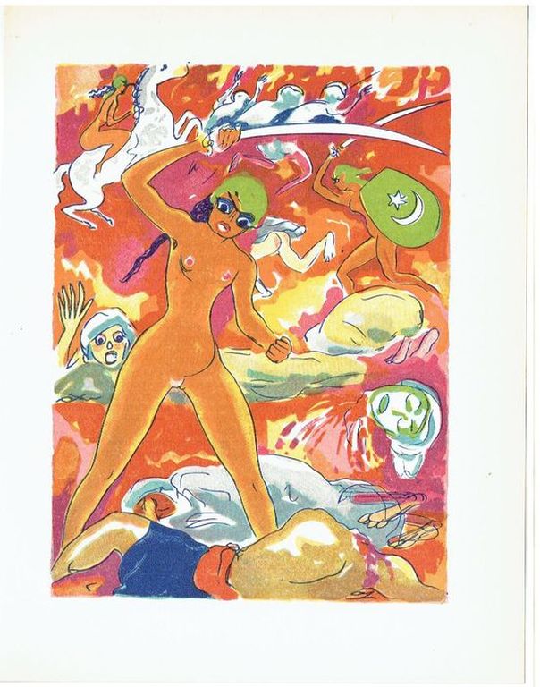Kees van Dongen-7 Gravures (Chevaux-Paarden) uit Le Livre des Mille et Une Nuit  kopen? Bied vanaf 170!
