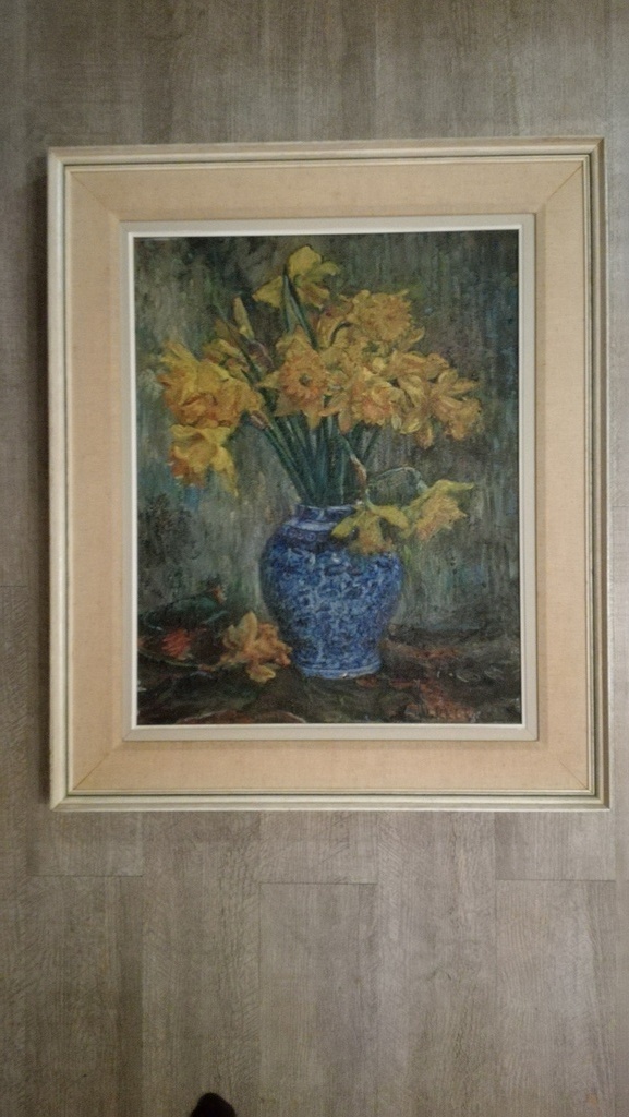 Velleman, Olieverf op doek,  Bloemen Stilleven, gesigneerd kopen? Bied vanaf 1!