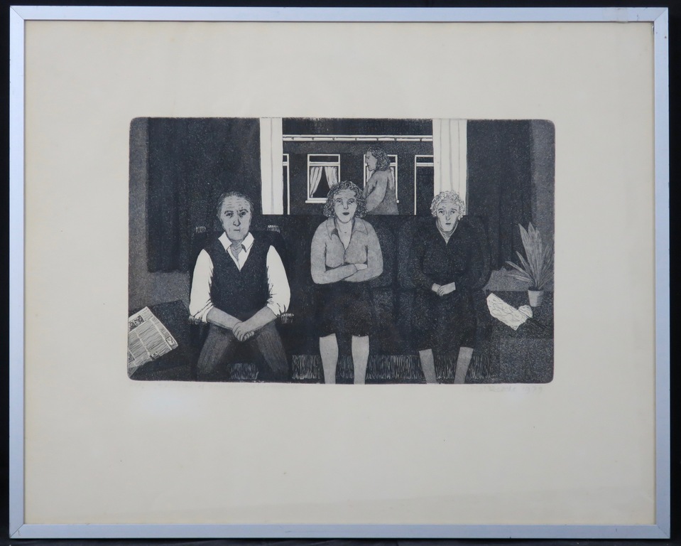 Lieke Vreede: Ets, t.v. kijken of kummunikatiestoornis? - Ingelijst kopen? Bied vanaf 1!