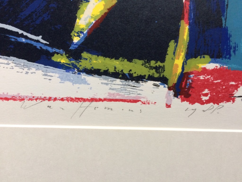 Piet Warffemius, zeefdruk 'a propos de l'amour', 1988: 35/90 kopen? Bied vanaf 45!