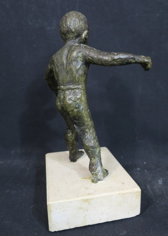 Bets van Wezel: Bronzen beeld, Jongen kopen? Bied vanaf 350!