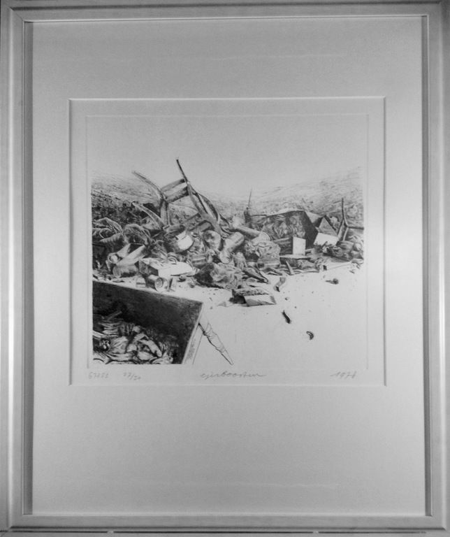 Ger Boosten (1947), ets (1978) z.t. LAATSTE KEER! verkocht voor € 35!