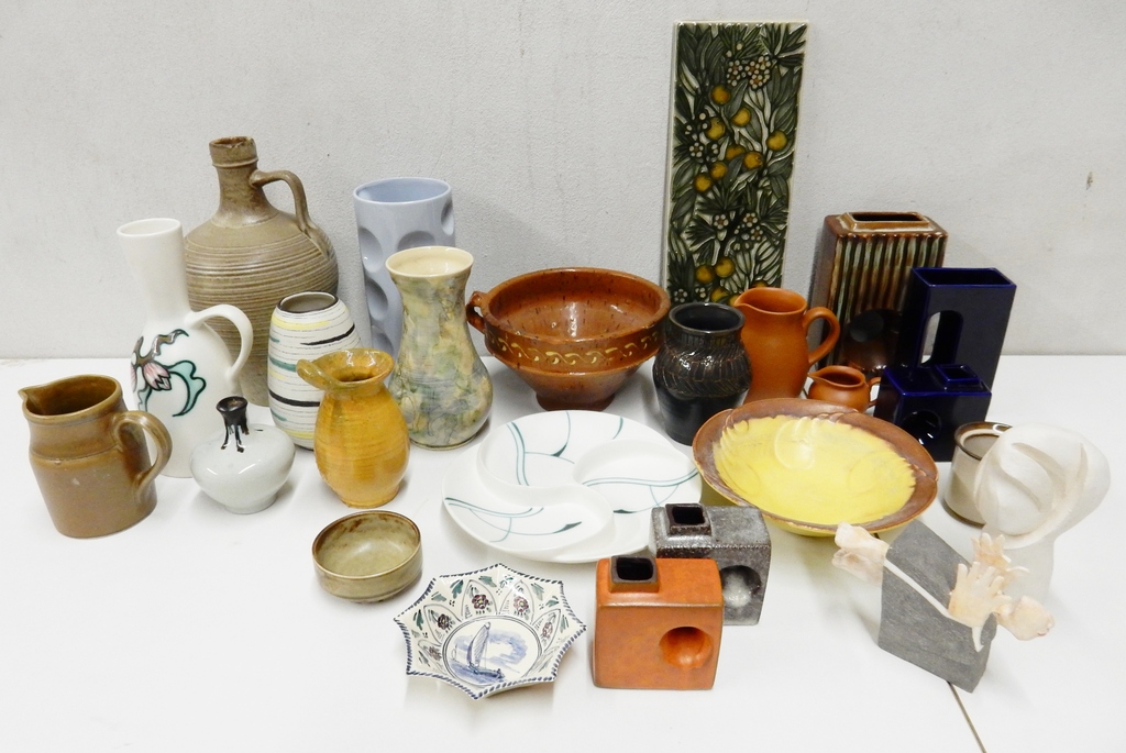 Grote collectie keramiek - Flora Gouda, Workum, West Germany e.a.  kopen? Bied vanaf 1!