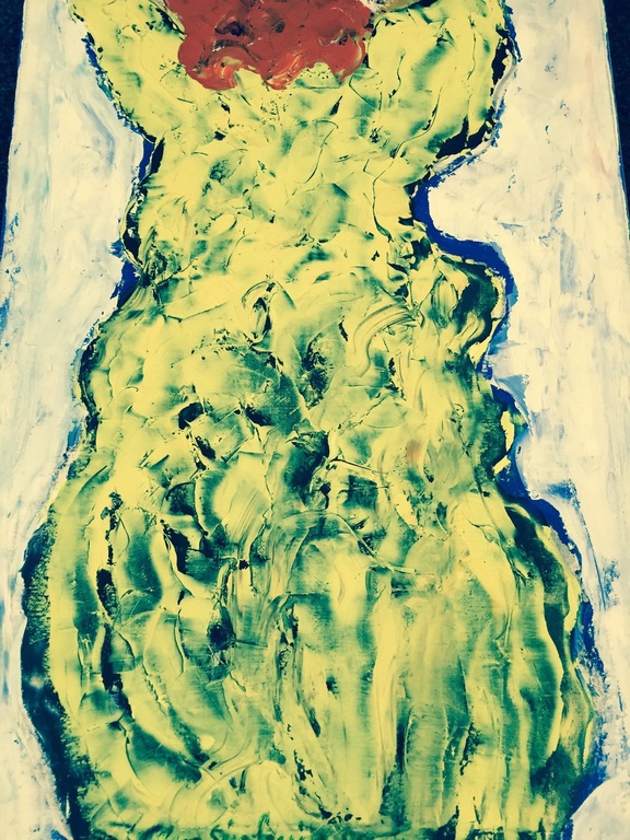 Jan Sierhuis Flamenco Danseres 1990 Olieverf 105 x 60 cm kopen? Bied vanaf 1!