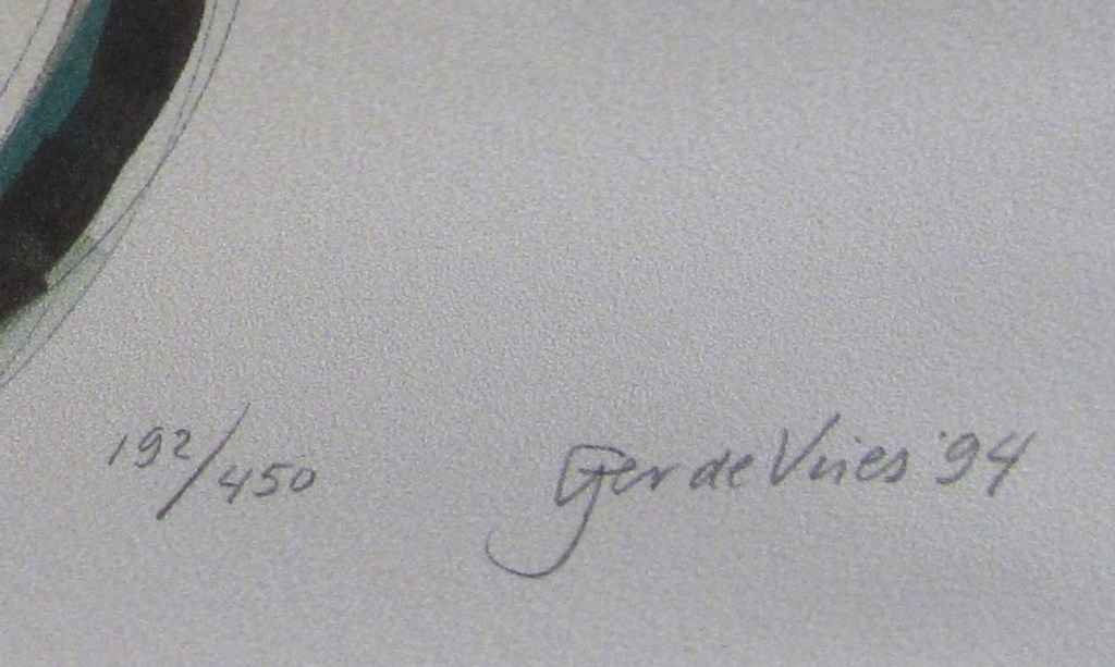 Gerard de Vries (1942) - Abstract grafiek - 1994 kopen? Bied vanaf 25!