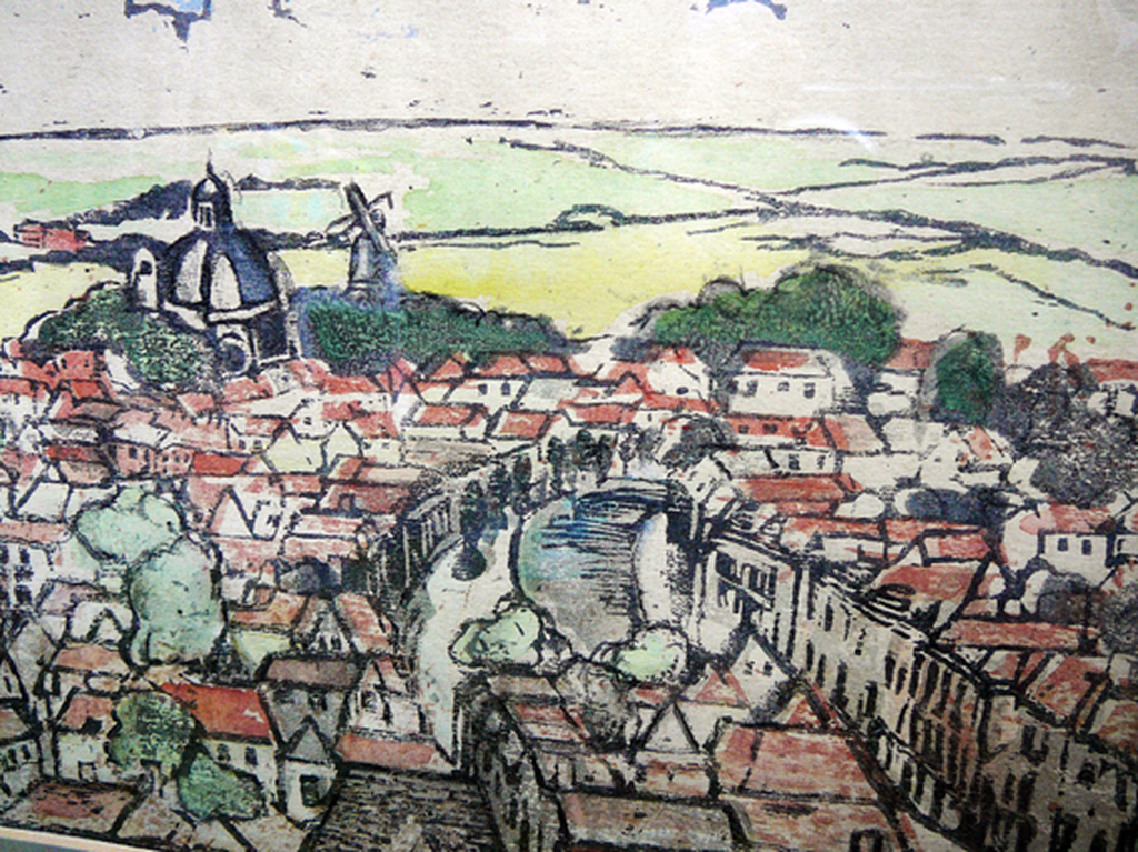 'Holland' -houtsnede in drie kleuren circa 1928- kopen? Bied vanaf 35!