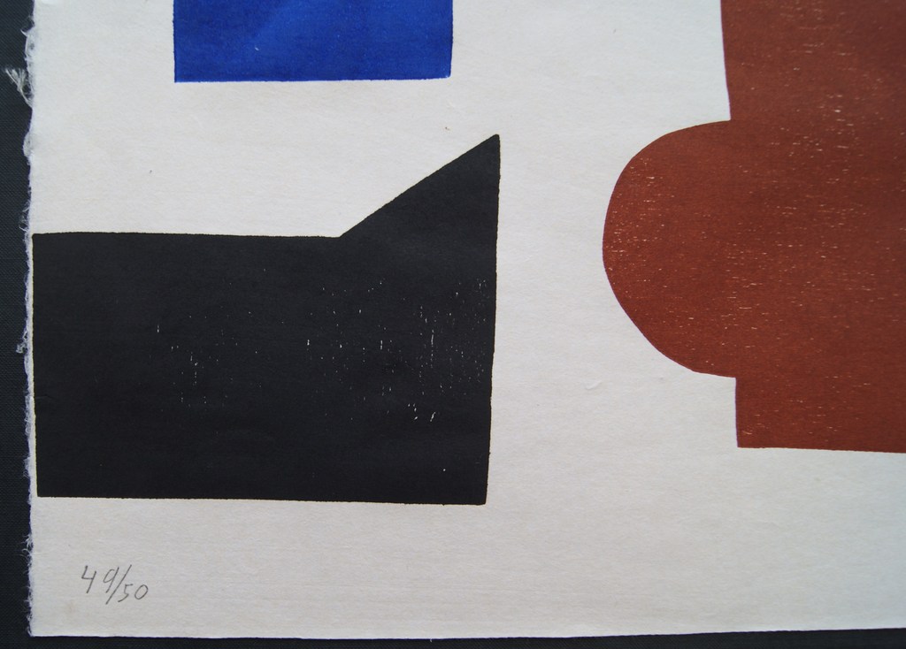 Klaas Gubbels gesigneerde houtdruk uit 2007 oplage 50. kopen? Bied vanaf 395!