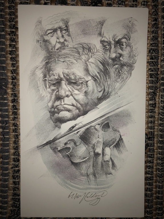 Oldrich Kulhanek, Litho, Czech Musicians (1999) verkocht voor € 75!
