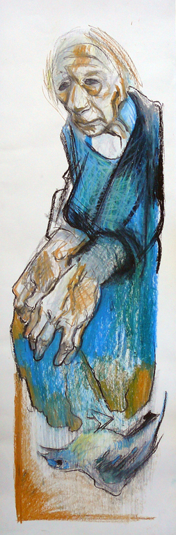 'Vergankelijkheid' -wasco-tekening 1982, gesigneerd- kopen? Bied vanaf 45!