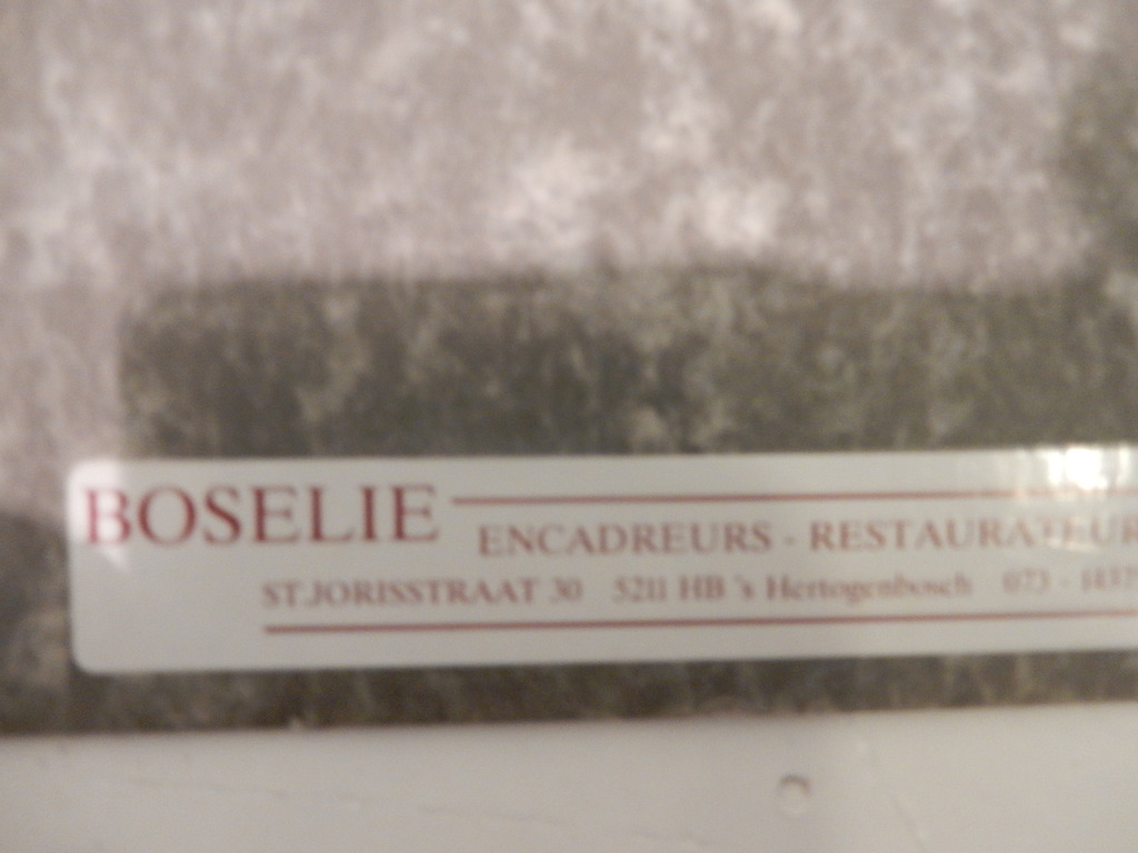 Philip Wiesman, ets / bomen in landschap in passe partout met lijst kopen? Bied vanaf 50!