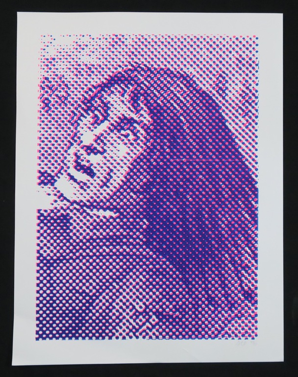 Hester Oerlemans: Zeefdruk, Paarse man kopen? Bied vanaf 1!