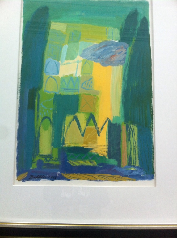 B. Baldin, acrylverf op papier, Landschap 2 kopen? Bied vanaf 40!