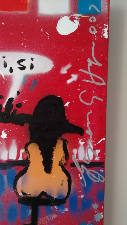 Espen Greger Hagen schilderij, bar ladies, handgesigneerd, 150 x 50 cm kopen? Bied vanaf 300!
