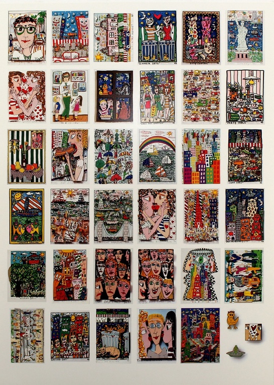 James Rizzi, TRADING CARDS, collectors item voor RIZZI fans verkocht voor € 45!
