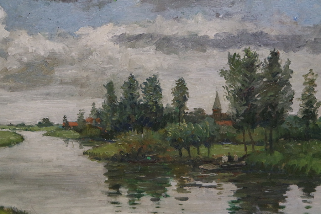 Bart Peizel (1887-1974) - olieverf op doek - dorpsgezicht kopen? Bied vanaf 195!