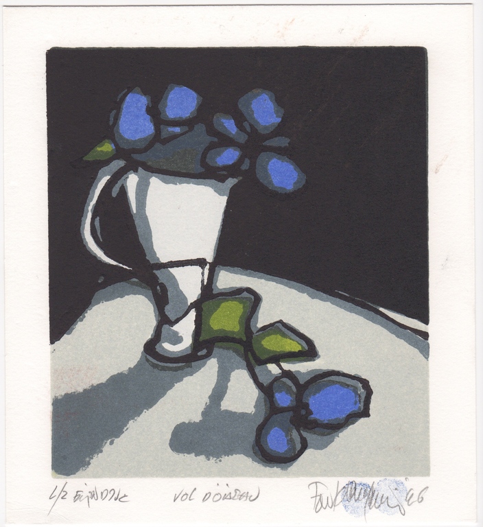 Fon Klement, boarddruk, 1996 verkocht voor € 125!