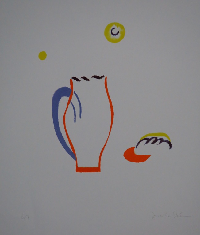 Judith Stolker: Sjabloondruk, Stilleven met Vaas kopen? Bied vanaf 1!