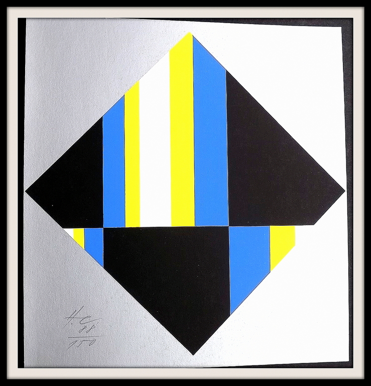 Prof. Edgar Knoop - 3x gesigneerde litho - 1985 kopen? Bied vanaf 1!