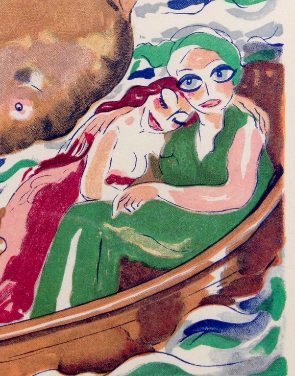 Kees van Dongen, Originele houtgravure uit 1955 kopen? Bied vanaf 65!