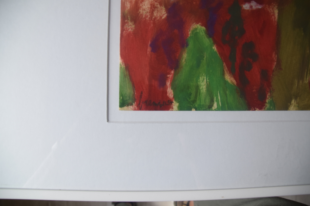 Eugene Brands (1913-2002) - olie op papier - titel: aanzoek  kopen? Bied vanaf 1500!