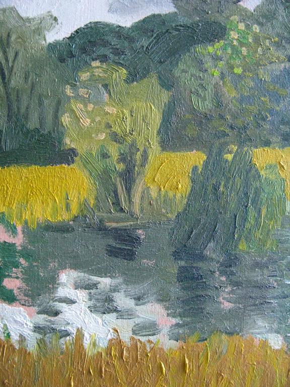 Hendrik Jan Visser - WANDELING - olieverf op paneel kopen? Bied vanaf 1!