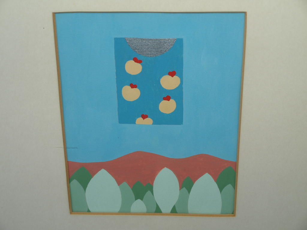 Anton Ruijtenbeek  – Gouache op papier - In de stilte van de nacht – Ingelijst - 44 x 50 cm kopen? Bied vanaf 1!