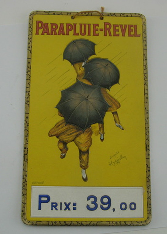 Leonetto Cappiello. Zeer luxe Etalage/prijskaart. Litho-reliëfdruk. 1922. kopen? Bied vanaf 97!