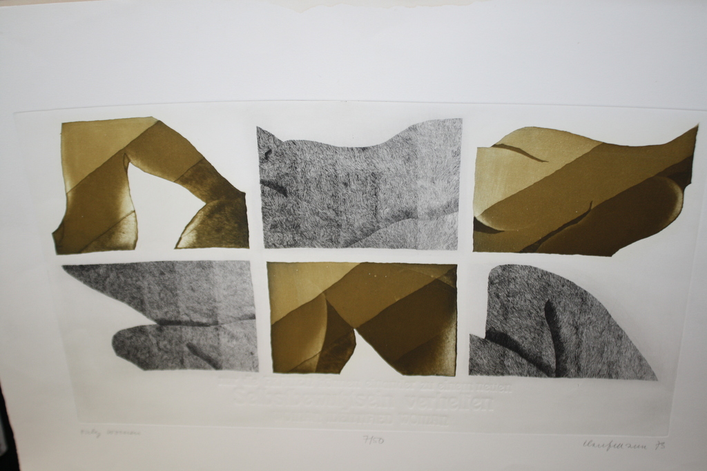 ONLY WOMAN - LITHO 1973 - GESIGNEERD ZUN CHINA kopen? Bied vanaf 1!