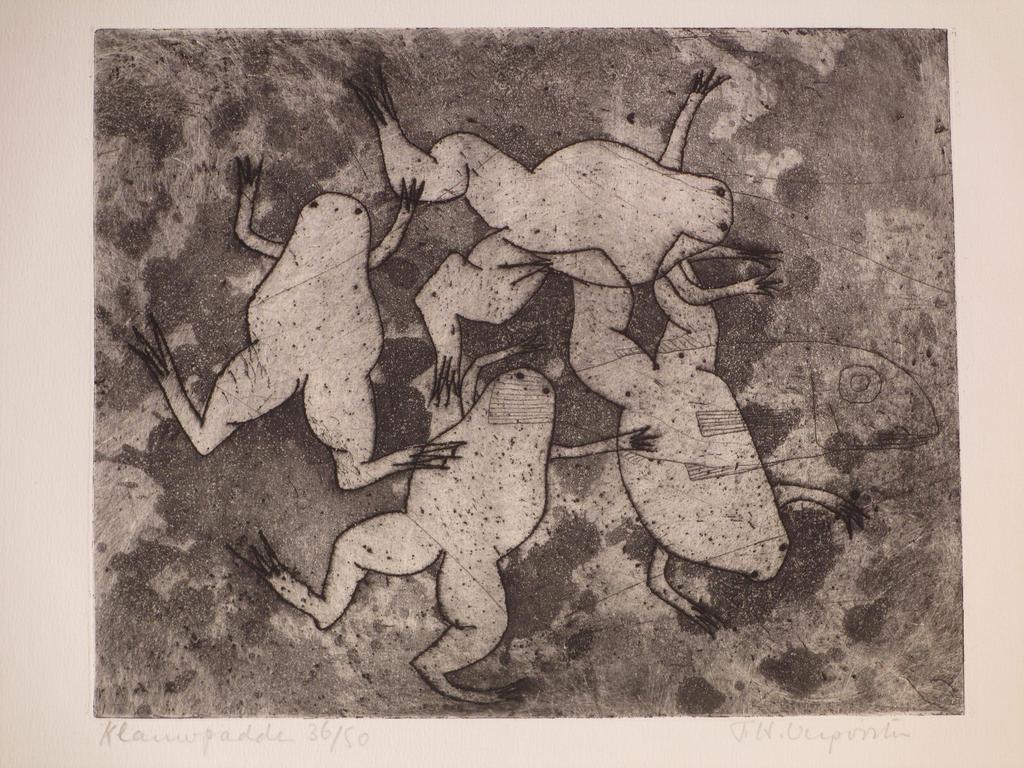 Frans Verpoorten, Klauwpadden, Ets kopen? Bied vanaf 55!