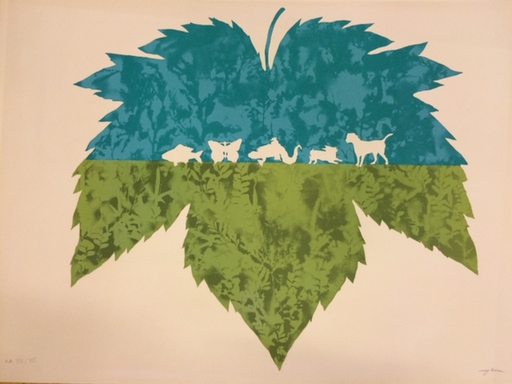 Milvia Maglione,titel Feuille, handgesigneerde litho, oplage E.A. XiV/XX, 1995 kopen? Bied vanaf 20!