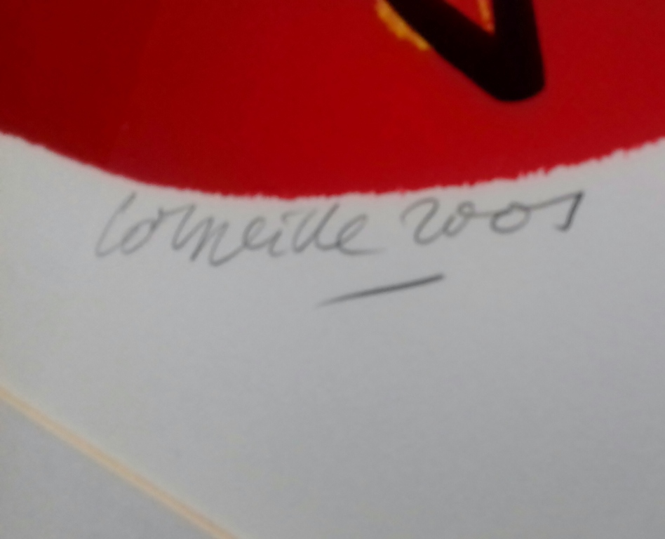 ( Laatste maal aangeboden) Corneille: Zeefdruk "Vis" kopen? Bied vanaf 175!