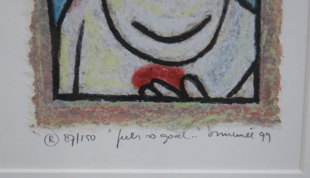 Hans Innemee: Zeefdruk, Feels so good - Ingelijst kopen? Bied vanaf 50!