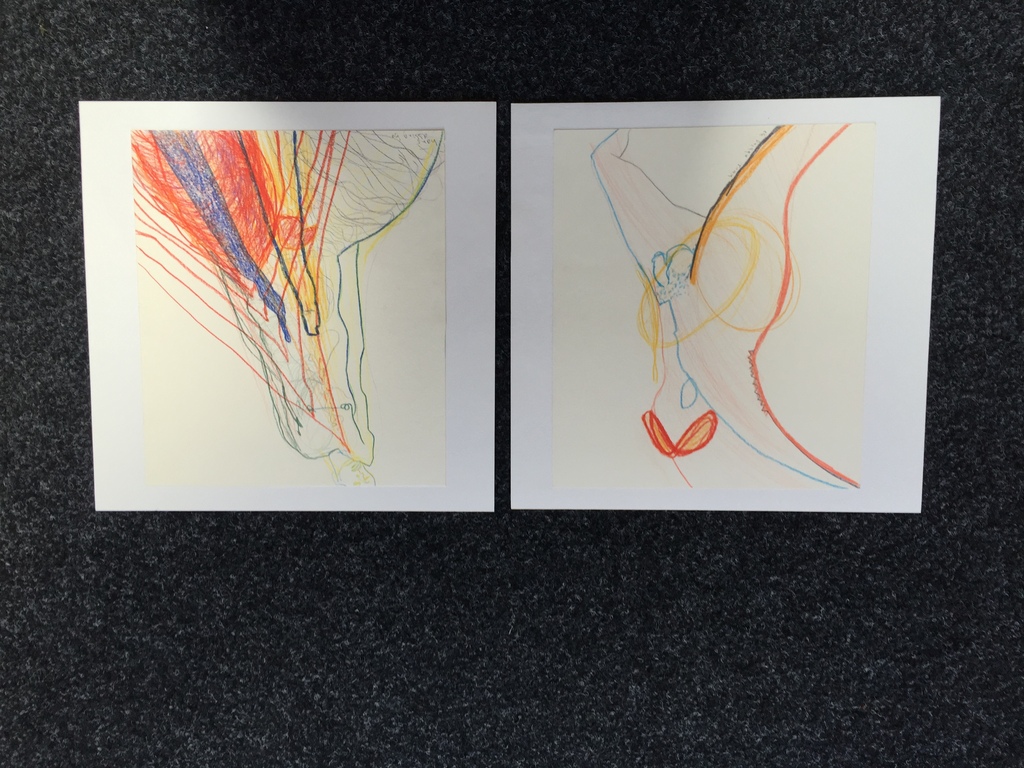 2 x Hans Abbing Kleur tekening kopen? Bied vanaf 1!